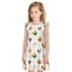 thumbnail image 1 of Fotbe Funny Chicken Vestido de Dormir para Niñas de 3 a 10 Años, Mangas Cortas, Estilo Princesa, Pijama Camisón con Mangas Voladas-X-Large, 1 of 6