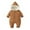 Z3-Coffee, variant on Staki Girl Clothes Baby Girl Clothes Baby Girl One Piece Romper Fall Winter Long Sleeve Sets Cute Outfits(Grey,12-18 Months)