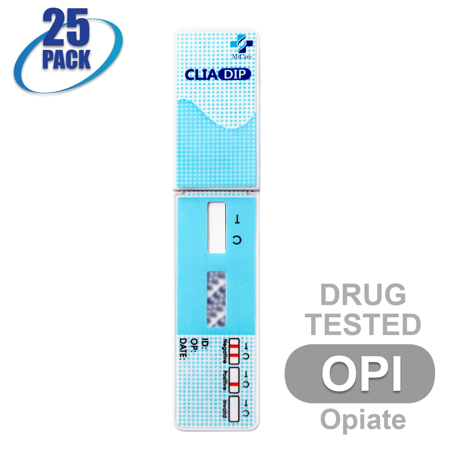Mintegrity [25pk] - 1-Panel Dip Card Instant Urine Drug Test - Opiate (OPI) #MI-WDOP-114