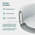 thumbnail image 3 of RELXTIME Inflatable Hot Tub 2 to 4 Person 61 Inch Outdoor Square Portable Home Spa with 110 Soothing AirJets,Spa Cover,Heater Pump,and Filter Cartridges, 3 of 6