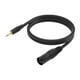 thumbnail image 1 of Cable de audio para micrófono de 1/8 de pulgada macho a XLR macho, conector XLR macho para música 3M, 1 of 9