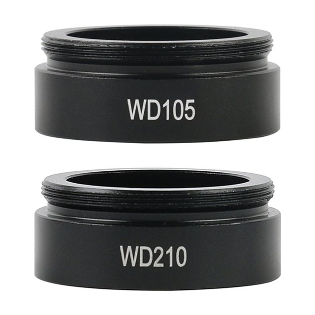 WD105/1X WD210/0.5X C-MOUNT Lens Industry Video Microscope Camera Auxiliary Objective s Lens ,Powerful telephoto capabilities