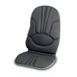 Homedics Comfort Deluxe Portable Seat Cushion Massager with Heat Integrated Control Invigorating Vibration for Back