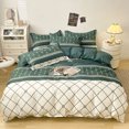 thumbnail image 1 of Strawberry Rabbit Cartoon Comforter Queen King Bedding Set Bed Sheets and Pillowcases Luxury Bedding Simple Pink Duvet Cover Set FGS, 1 of 7