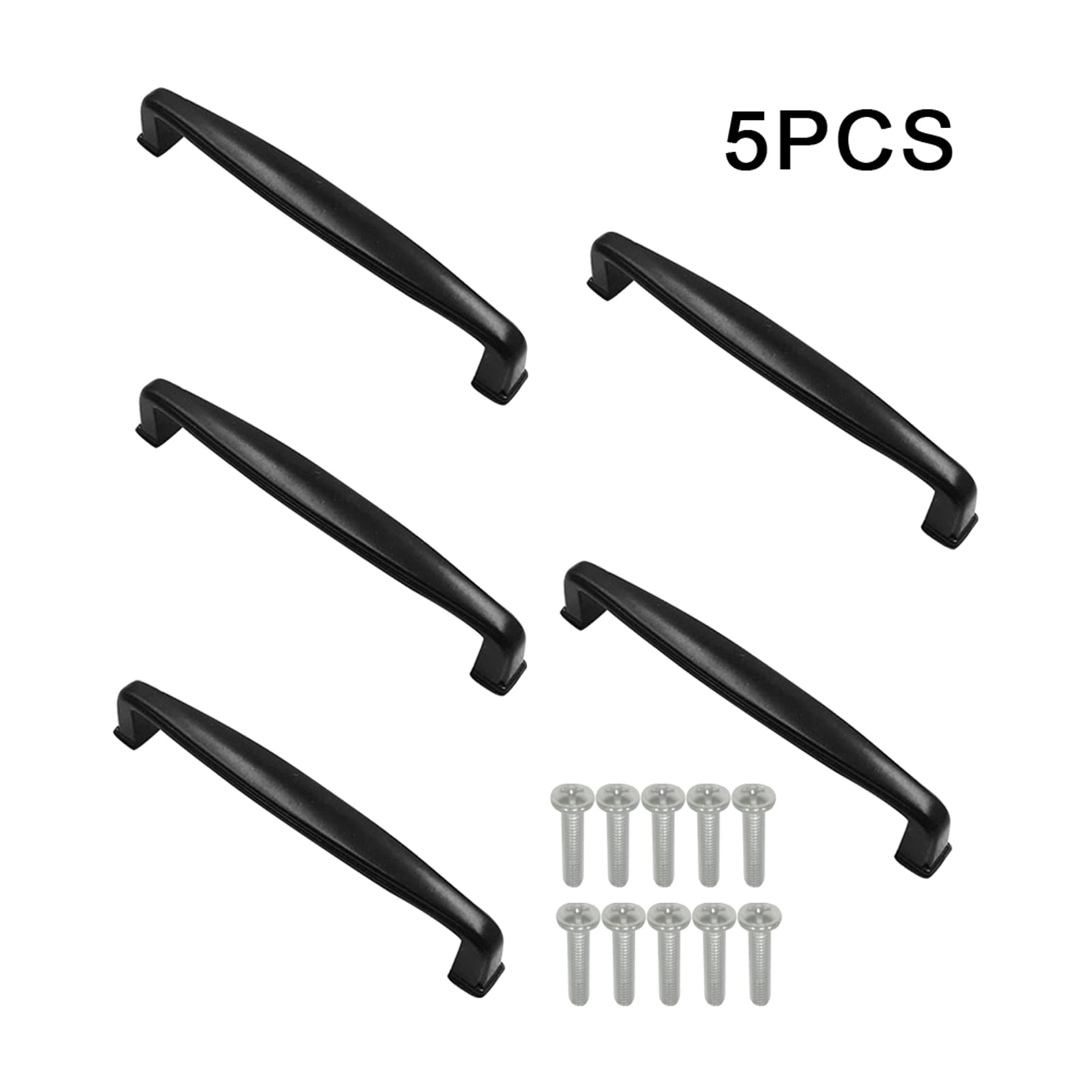 Fdit Pack of 4 Pull Handle Aluminium Alloy for Home Furniture Drawer Cabinet Wardrobe Chest of Drawers Hardware with Screws 64 mm