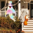 thumbnail image 6 of JWshufel Halloween Decorations Outdoor Ghost Windsocks with Led Lights for Spooky Yard and Porch Decor Reusable and Weather Resistant Halloween Party Supplies 39.4x19.7in White, 6 of 6
