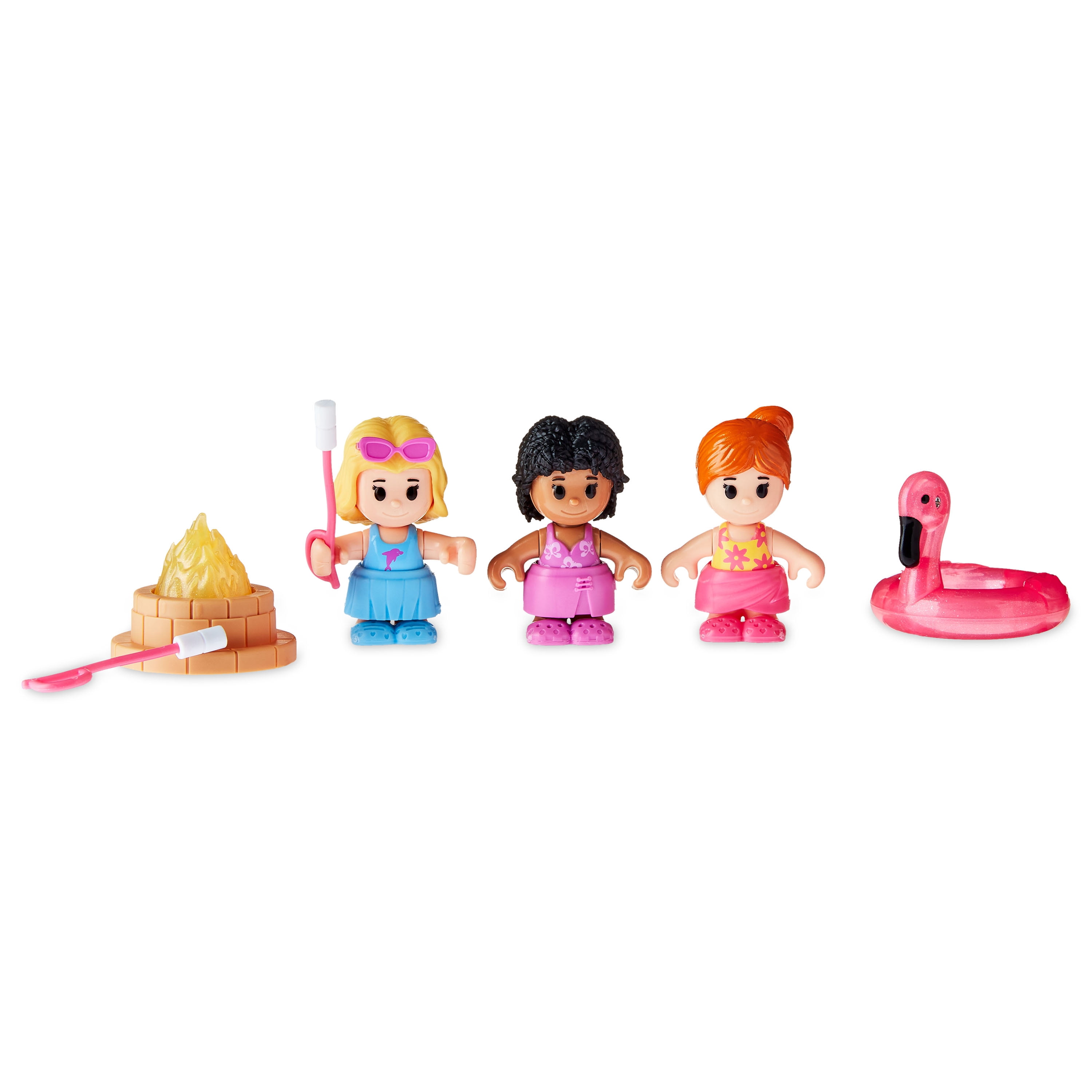 Kid Connection Pool Party Dollhouse Playset, 44 Pieces, Ages 3+