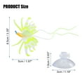 thumbnail image 2 of Aquarium Artificial Snails Ornament Glowing Simulation Animal Decoration with Suction Cup Yellow, 2 of 8