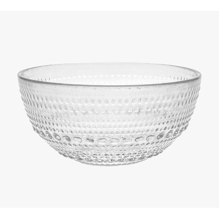 Fortessa Jupiter Clear Glass Bowls Set of 6 - Cereal, Soup, Salad