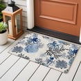 thumbnail image 5 of Summer Marine Life Washable Small Entryway Area Rugs 2'x3', Ocean Watercolor Octopus Coastal Coral Vintage Low Pile Throw Rug Non-Slip Sturdy Edge Binding Carpet for Front Door Floor Room Entry, 5 of 9