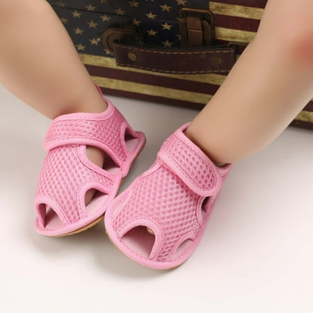 

EGNMCR Baby Boys Girls Sandals Premium Soft Anti-Slip Rubber Sole Infant Summer Outdoor Shoes Toddler First Walkers Christmas Halloween - Baby Days savings event