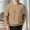 Khaki, variant on Fnooota Mens Long Sleeve Tops, Knitted Pullover Casual Crew Neck Shirts for Men Khaki Size S-5XL