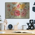 thumbnail image 6 of Luxe Metal Art 'Brushy Roses' by Silvia Vassileva, Metal Wall Art, 16" x 12", 6 of 9