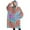 Pink Blue Lemon, variant on Oversized Wearable Blanket Hoodie,Yellow Lemon Fruit Slices Beige Pattern Sherpa Blanket Hoodie with Super Pockets,Super Warm Fuzzy Pullover for Women & Men
