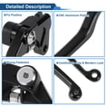 thumbnail image 4 of Palancas de freno y embrague cortas para Yamaha WR250F 2017-2022, palanca de freno de manillar de motocicleta, aleación de aluminio, negro sólido, 1 par, 4 of 6
