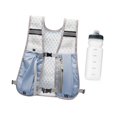 thumbnail image 5 of QccHieUs Hiking Vest Hydration Pack with 500ml Water Bottle 30x36cm for Sport Camping Light Blue, 5 of 9