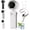 White, variant on Portable Handheld Turbo Fan, 5 Gear Wind, Battery Operated, Type-C Rechargeable Handheld Fan, Digital Display, Foldable Turbo Fans for Travel/Camping/Outdoor
