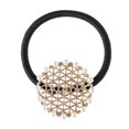 thumbnail image 1 of Fabricmotos pelo scrunchies pelo elástico  para mujer perlas de moda dorado Yuyangstore  Gomas para el pelo para mujer, 1 of 8
