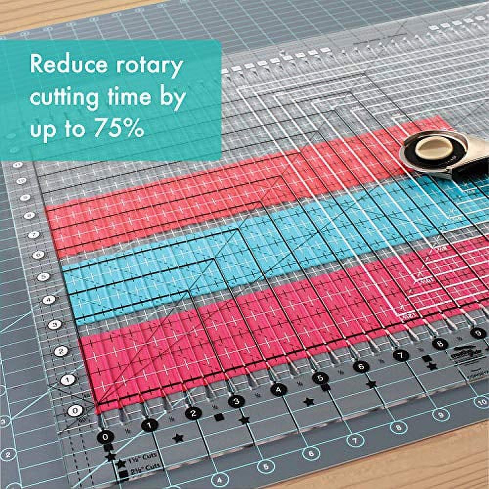 Creative Grids Stripology XL Slotted Quilt Ruler (CGRGE1XL) - image 3 of 6