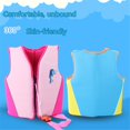 thumbnail image 3 of Veste de Flottaison pour Enfants Natation Gilet de Sauvetage Haute Résistance Bleu m, 3 of 8