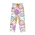 thumbnail image 4 of Fotbe Donuts and Coffee Men's Pajama Pants,Sleepwear Pants,Pj Bottoms Drawstring And Pockets-Small, 4 of 9