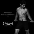 thumbnail image 2 of 5Mayi sous-Vêtements pour Hommes Boxeurs en Coton, 2 of 2