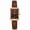 E, variant on Vintage Gold Square Women's Watch with Roman Numeral Dial and Alloy Steel Bracelet for Everyday or Special Occasions
