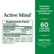 Nature's Bounty® Active Mind, 60 Coated Caplets