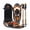Orange, variant on G2 25Inches Light Weight Snowshoes, with Special EVA Padded Ratchet Binding, Heel Lift, Toe Box, Flexible Pivot Bar, Durable Back Strap, Set with Trekking Poles(Blue)