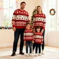 thumbnail image 2 of Zwiiyzr Family Christmas Pajamas Matching Sets for Kids Boys Girls Christmas Lattice Print Long Sleeved Jumpsuit Family Parent-Child Wear Kid Red-Kids, 2 of 7