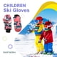thumbnail image 2 of Billuyoard 3 pares de guantes impermeables para niños, diseño práctico con gancho, herramientas protectoras, espesar camuflaje rojo de invierno Suministros térmicos camuflaje rojo Billuyoard HA059228-04B, 2 of 5