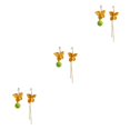 thumbnail image 4 of Jumpingount 1 par de pendientes largos de borla, boda asimétrica, joyería de moda delicada, accesorios de decoración, regalos para niñas, Type1 NO1, 4 of 6