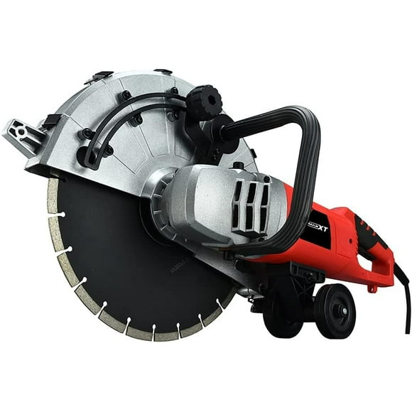 MAXXT Scie à Béton/découpe à Béton/scie à Maçonnerie de 14 Po; 15 Amp; 4300 Tr/min; Coupe Humide/sec; Lame Incluse.