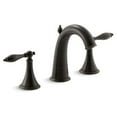 thumbnail image 2 of Kohler Finial K310-4M Widespread 3 Hole Bathroom Sink Faucet with Lever Handles, 2 of 2