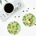 thumbnail image 5 of Bingfone Vintage Cute Dinosaurs Cartoon Leather Drinks Coasters With Set Of 6,Suitable For Home Kitchen,Coffee Cup Coasters Home Gift, 5 of 9