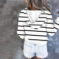 thumbnail image 4 of Fesfesfes Women Hooded Hooded Print Long-sleeved Sweatshirt Casual Blouse Pullover Tops Clearance Under $10, 4 of 6