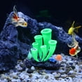 thumbnail image 3 of Unique Bargains Aquarium Simulation Horn Coral Silicone Fluorescent Coral Glow Ornaments Fish Tank Landscape Decor Green, 3 of 7