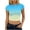 Blue, variant on T Shirts for Women Summer Cute Print Tops Casual Croped Crew Neck Short Sleeve Basic Tee Tops, S-2XL