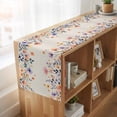thumbnail image 6 of Table Runners 72 Inches Long Dress Scarves, Spring Floral Farmhouse Kitchen/Dining Table Runner, Coffee Tablerunners, Elegant Flowers Farmhouse Botanical Rustic 18x72 Inch, 6 of 9