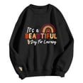 thumbnail image 3 of WILLBEST Hoodiess pour Femmes T-Shirts pour Enseignants Chandail en Molleton Enseignant Rentrée des Classes Maternelle Jour d'Appréciation magazine à Capuche, 3 of 3