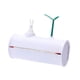 thumbnail image 2 of Solución de almacenamiento que ahorra espacio para el hogar, la cocina y el baño Caja de pañuelos y soporte para bolsas de basura con forma de conejo en color blanco para montar en la pared, 2 of 8