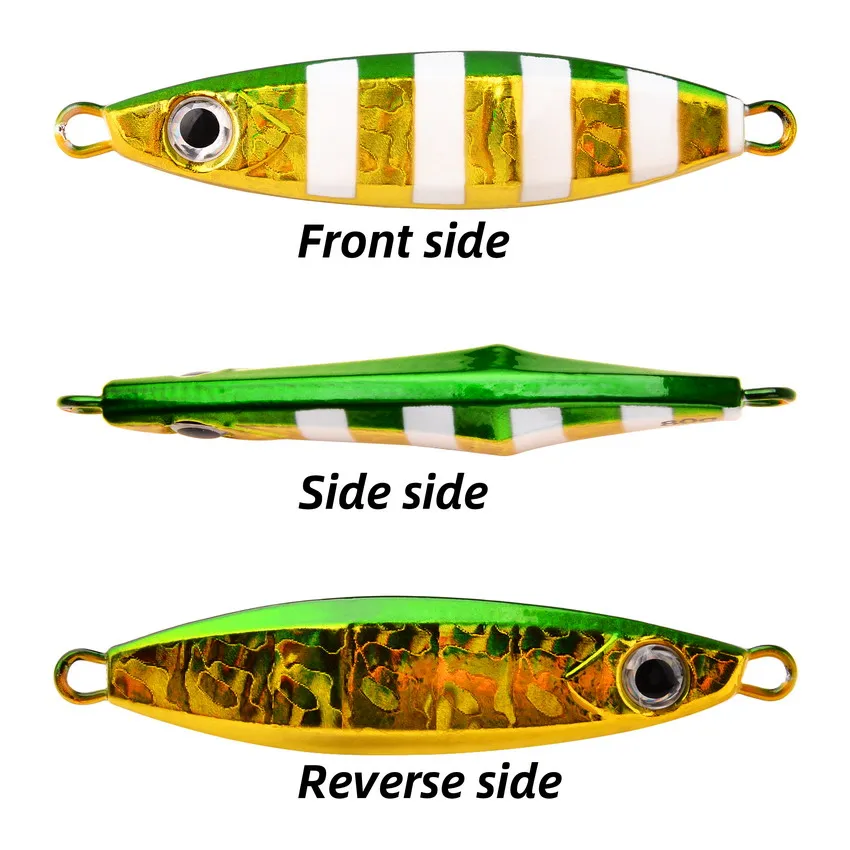 8pcs/lot Metal Jig Fishing Lure 40g 60g 80g100g Night Light Jigging Spinning Pike Swimbait New 2024 Sea Saltwater Fishing Tackle