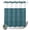 Blue, Teal, Seafoam, Turquoise, variant on No Hook Shower Curtain, Dark Purple Shower Curtains for Bathroom with See Through Top Window, Farmhouse Vintage Solid Color Waterproof & Washable Bath Curtain Extra Long 72"x84"