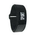 thumbnail image 1 of Bandini 24mm Nylon Sports Watch Band Strap - Black - Hook Loop - Velcro Fastening, 1 of 6
