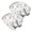 Pioneer Flower Floral Print Pattern-2, variant on Pioneer Flower Floral Print Pattern 2 Pack Slouchy Beanie Hat, Warm Winter Skull Cap with Stretchy Fabric & Soft Texture, Lightweight Flexible Gifts for Daily Home Outdoor