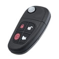 thumbnail image 1 of 4 Buttons Keyless Entry Remote Key Fob Shell for Jaguar S-Type 2001-2008 for Jaguar X-Type 2002-2008, 1 of 7