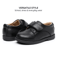 thumbnail image 6 of Blikcon Toddler Boys Dress Shoes Hook and Loop School Uniform Shoes, 6 of 8