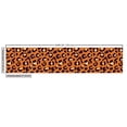 thumbnail image 3 of Ambesonne Cat Design Fabric by the Yard Upholstery, Leopard Skin Ornament, 3 Yards, Pale Vermilion and Brown, 3 of 5