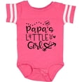 thumbnail image 3 of Inktastic Papa's Little Girl with Hearts Flower and Butterfly Girls Baby Bodysuit, 3 of 5