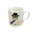 thumbnail image 1 of Taza Cerámica Feliz Día del Padre Cuchara y Tapa Caja Regalo cafe SOMBRERO, 1 of 6